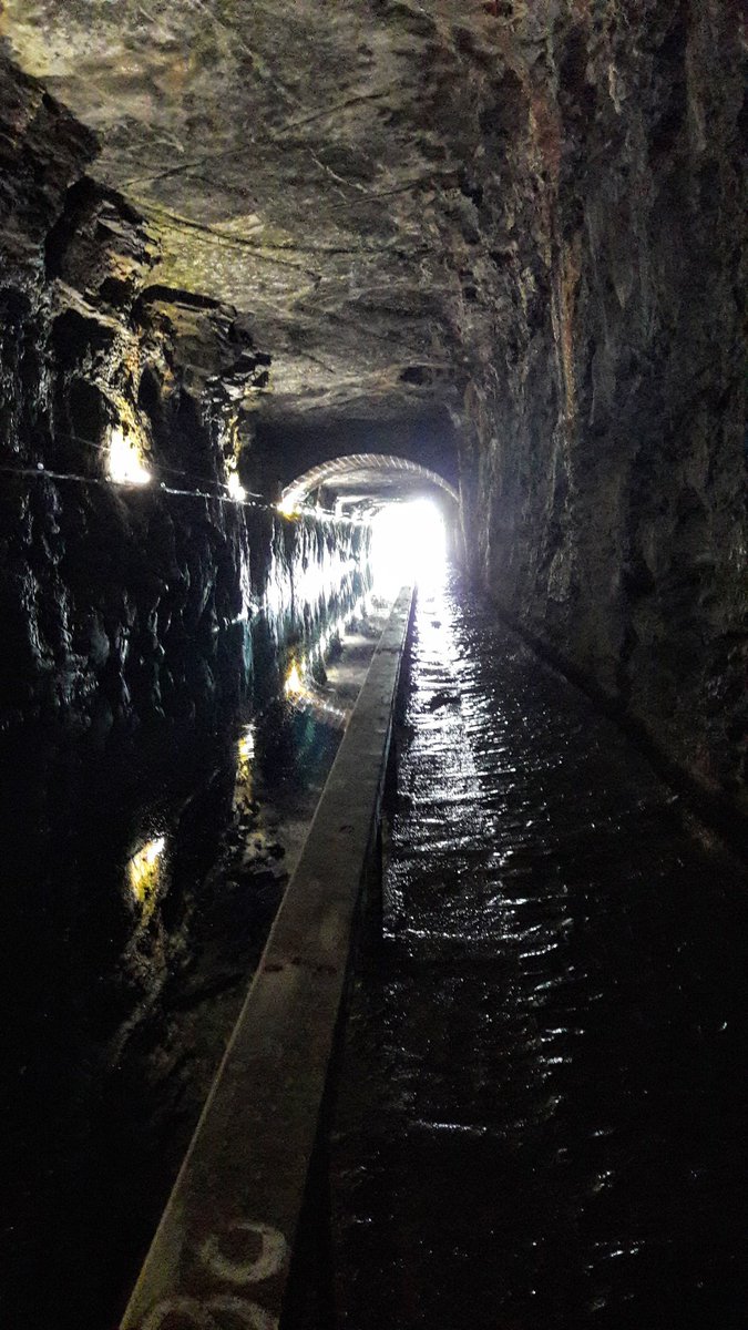 Inside the #FalkirkTunnel after a pleasant walk along the #UnionCanal. Discovering many great local paths in the Falkirk area during this time. #VisitFalkirk #TravelLocal