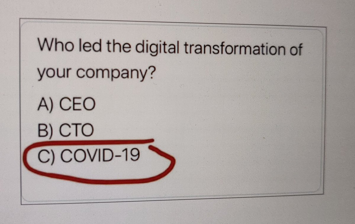PMIevents's tweet image. Who lead #DigitalTransformation in your company? 
#taltechsym2020