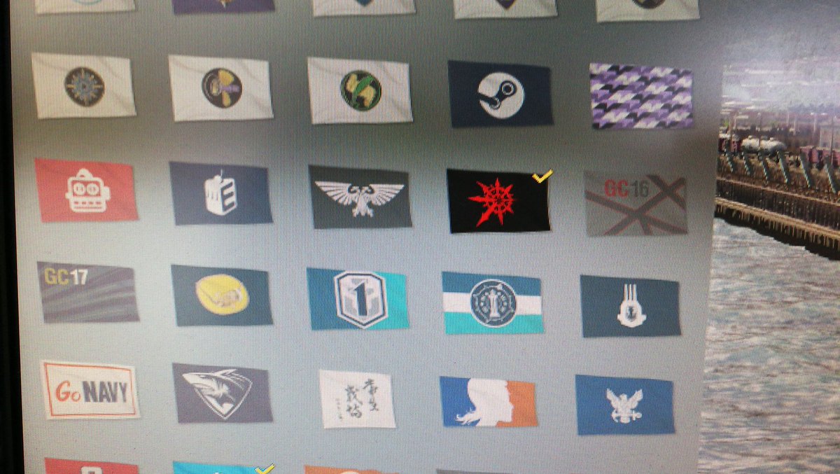 ChAoS_Traxi's tweet photo. @WorldofWarships It's the Chaos flag! I am proud to use it as it shows the same symbol we have chosen for our gaming Community, the ChAoS Company! https://t.co/AyZ52PVMlY
