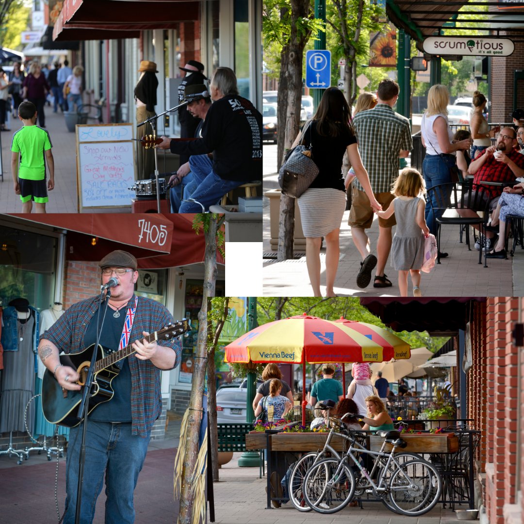 OldeTownArvada's tweet photo. Starting Friday, June 12th through Labor Day, the some of our streets will be closed to allow for expanded patios, pedestrian social distancing & bike lanes! See the attached map for details.
#oldetownstrong #wecandothisarvada #socialdistancing #rtdgline https://t.co/wA5o9m2yuo
