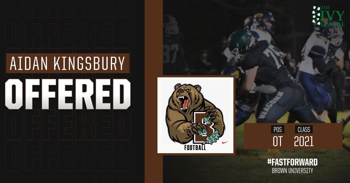 I am blessed and excited to receive my second Ivy League offer from brown university!! <a href="/CoachMMac1/">Mike McCarthy</a> <a href="/Coach_Bunk/">Eric Bunker</a> <a href="/BrownUFootball/">Brown University Football</a> <a href="/IvyLeague/">Ivy League</a> #GoBears