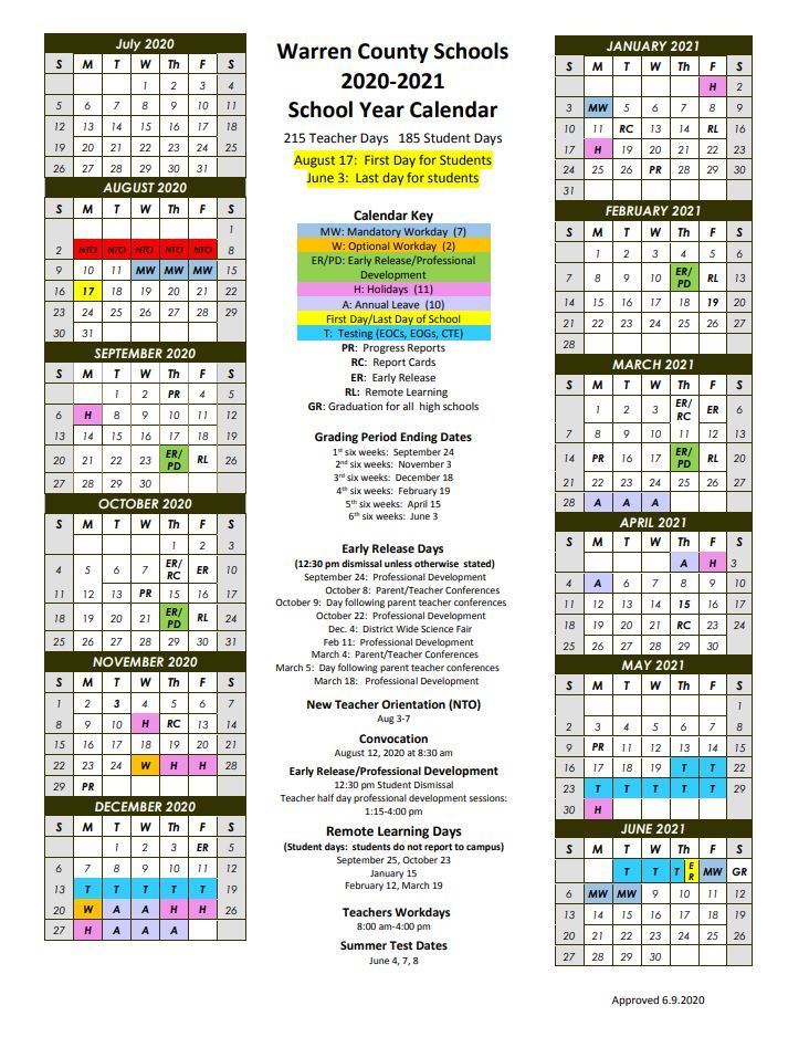 Warren County Schools (NC) on X: "Warren County Schools 2020-21 Calendar  https://t.co/QIYSWpEoF3 https://t.co/B7RIRshkas" / X
