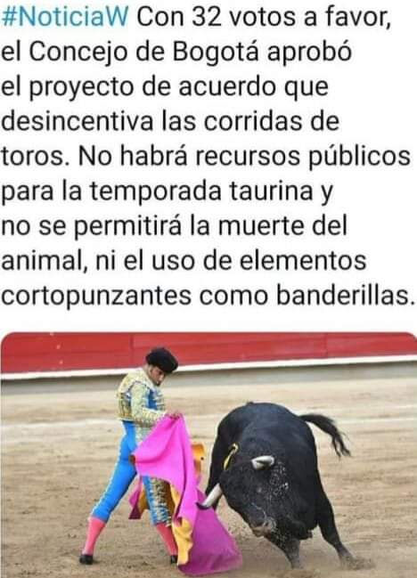 Goofyanimalista's tweet photo. ES UN PASO EN LA ABOLICIÓN DE LA SÁDICA TAUROMAQUIA PERO TODAVIA FALTA CAMINO PARA CONSEGUIR EL OBJETIVO SOÑADO " #NOMÁSCORRIDASDETOROS" #NoMasMaltratoAnimal" https://t.co/IYtxjM856D