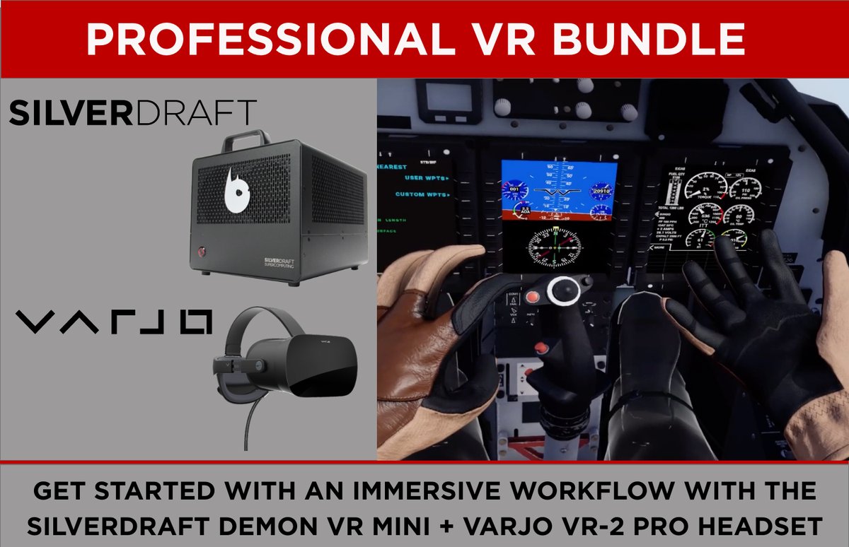 Silverdraft's tweet image. Silverdaft and VARJO have teamed up to offer a bundle that empowers you for enterprise level VR. Architected for immersive workflows. Get Started TODAY! bit.ly/3cQLHqT @varjodotcom #VR #visualizedata #createwithclarity #seeingisbelieving