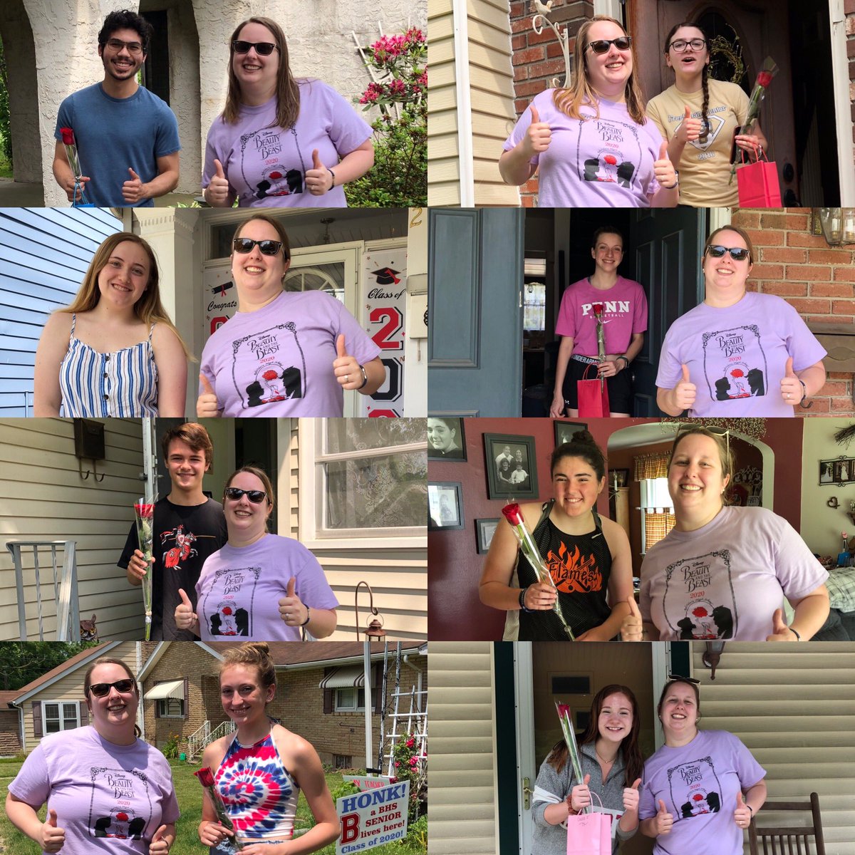 Had a great few days to end the year with <a href="/BelvidereDrama/">Belvidere Drama Club</a> Club! Virtual Transition meeting on Monday and surprised many spring musical students today with a Beauty and the Beast goodie bag! Got pics with 8/13 seniors - congrats Class of 2020! #seaternation #taleasoldastime 🥀🏰❤️