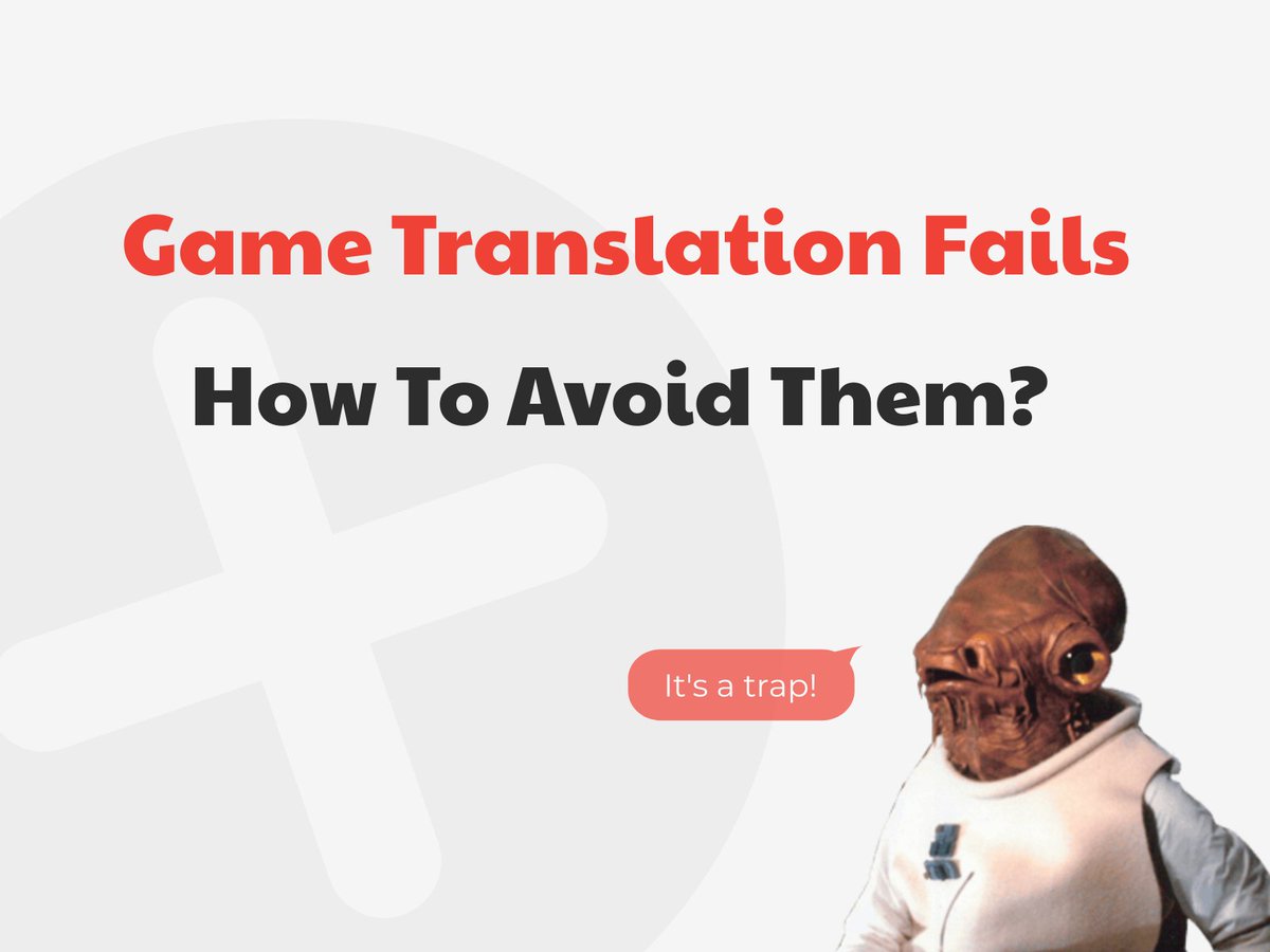 lvuptranslation's tweet image. From careless preparation to rushed translation, there are many traps a game development team can fall into that may lead to #localization fails. We detail the most common causes for translation errors, so you can avoid these pitfalls.

#indiedev #gamedev leveluptranslation.com/single-post/ga…