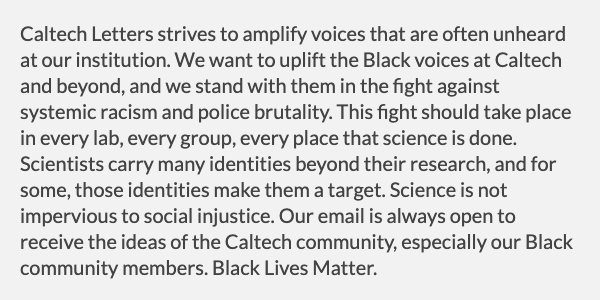 Our statement for #ShutDownSTEM. #BlackLivesMatter