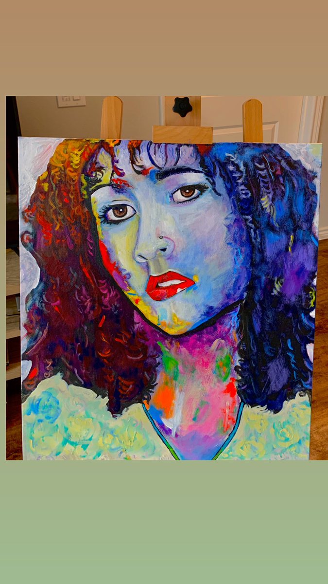 #TeenaMarie wasn’t anything but necessary. Painted this a few weeks back.
