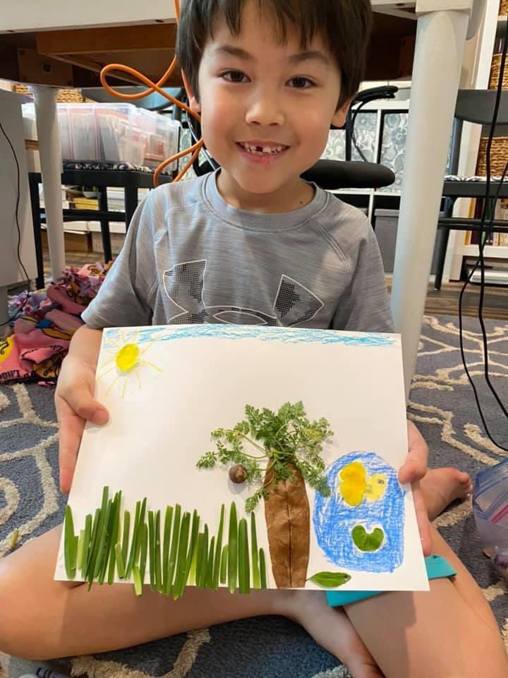 MaxianKim's tweet photo. Summer is the perfect time to showcase the amazing artwork our Sampson Stallions created during quarantine!  Art=❤️!  We all need it!  @Cfisdcreates  @CFISDArt  @SampsonElem https://t.co/OlplKWyITL
