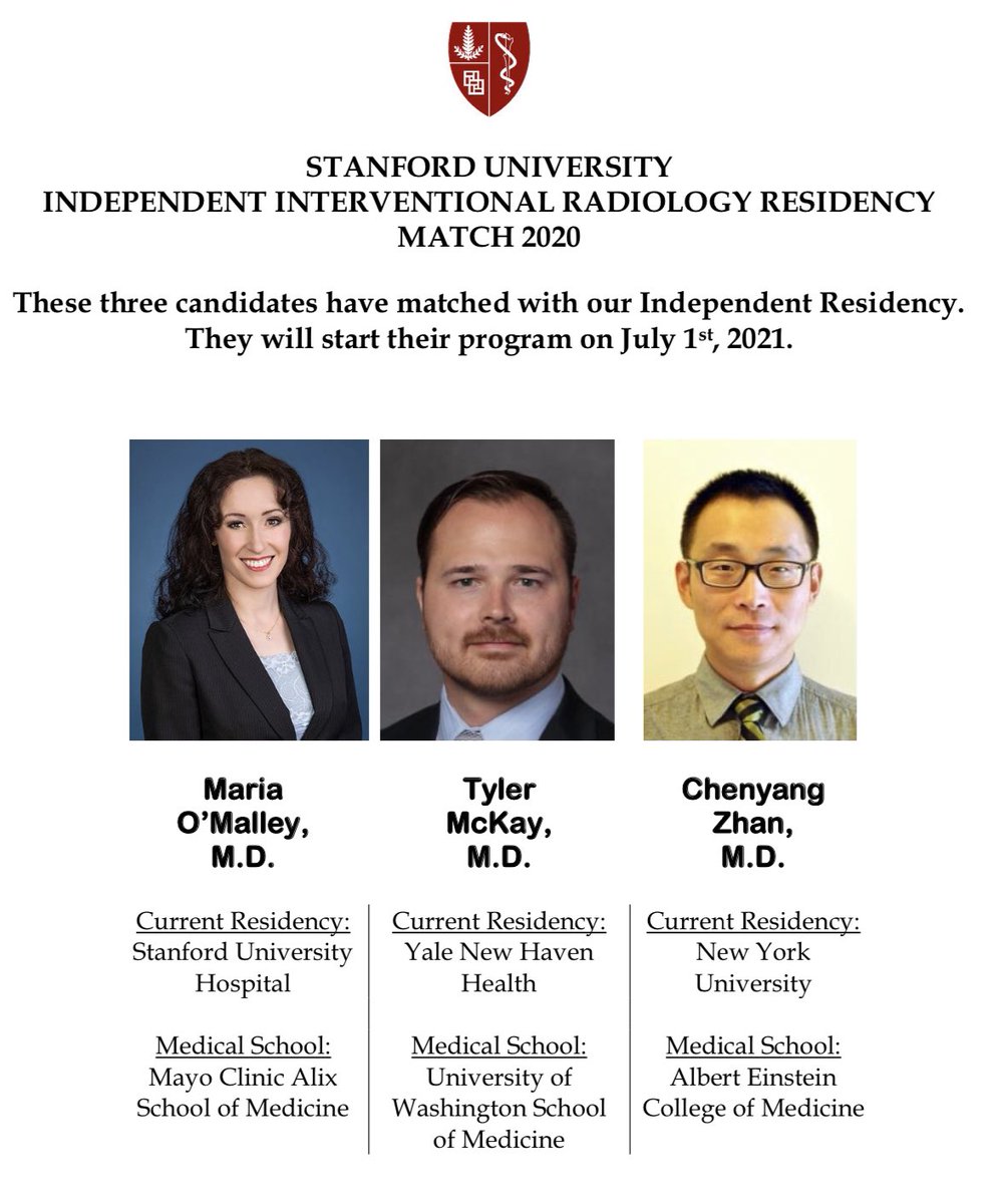 Andrew Picel (@andrewpicelmd) on Twitter photo Congratulations to the <a href="/Stanford_IR/">Stanford IR</a> 2021 Independent IR Residents! Look forward to working with you! #IRad #radres Congratulations to the <a href="/Stanford_IR/">Stanford IR</a> 2021 Independent IR Residents! Look forward to working with you! #IRad #radres