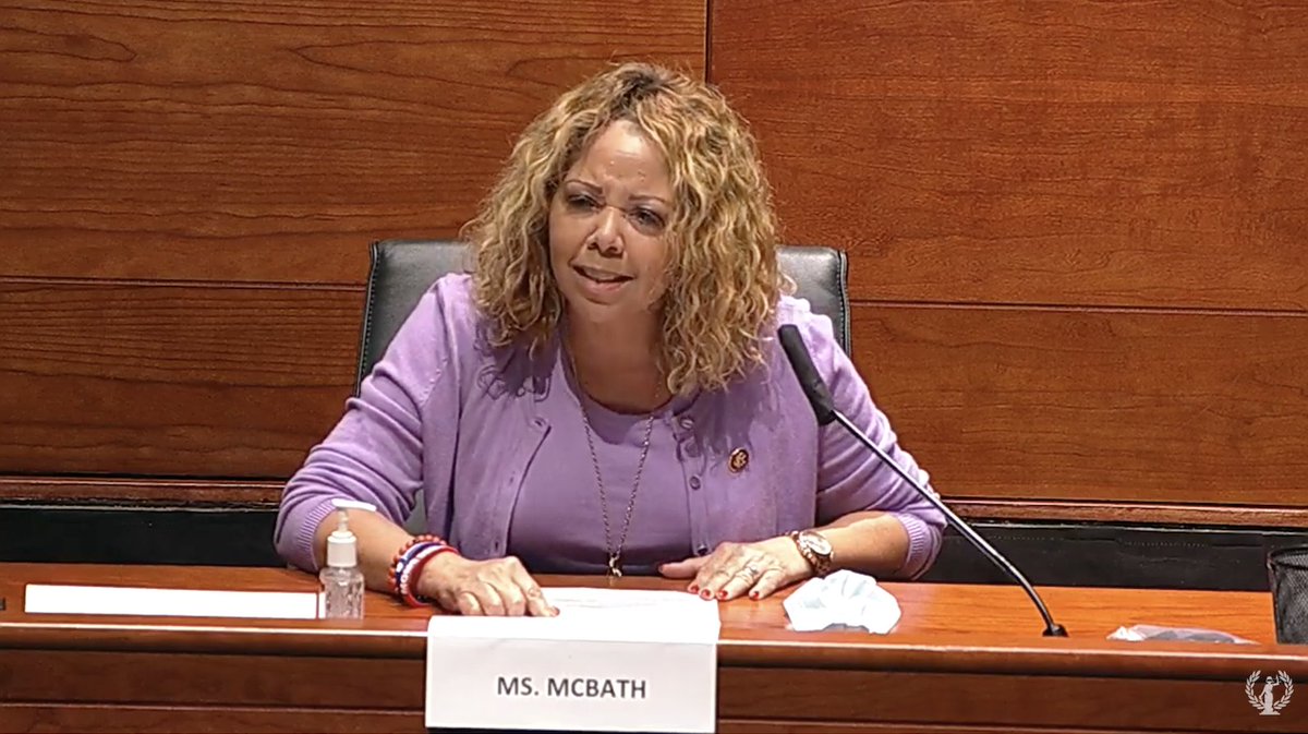 Screenshot of Rep. Lucy McBath at the House Judiciary Committee hearing.