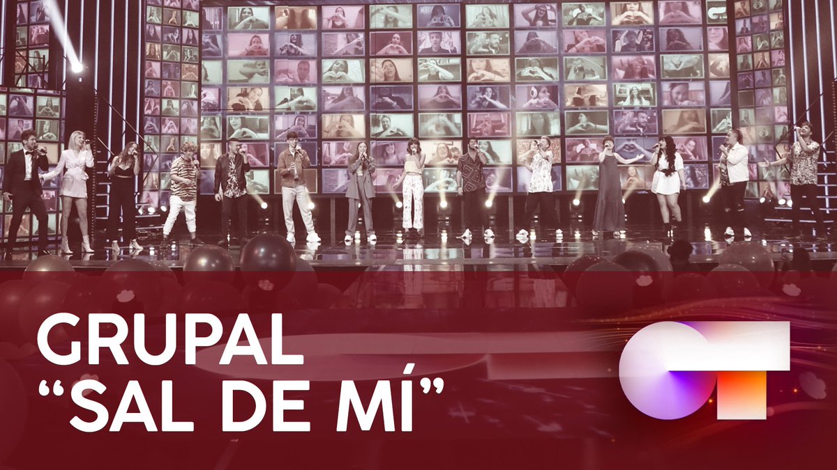 OT_Oficial's tweet photo. 😢 ¿Quién se ha emocionado al ver a lxs 16 cantando "SAL DE MÍ" (gracias @andressuareztwi)  de nuevo sobre el escenario? 😍 La tenéis YA aquí 👉🏻 https://t.co/IqShExxhJ4 #OTGalaFinal https://t.co/IE1drJnvyR