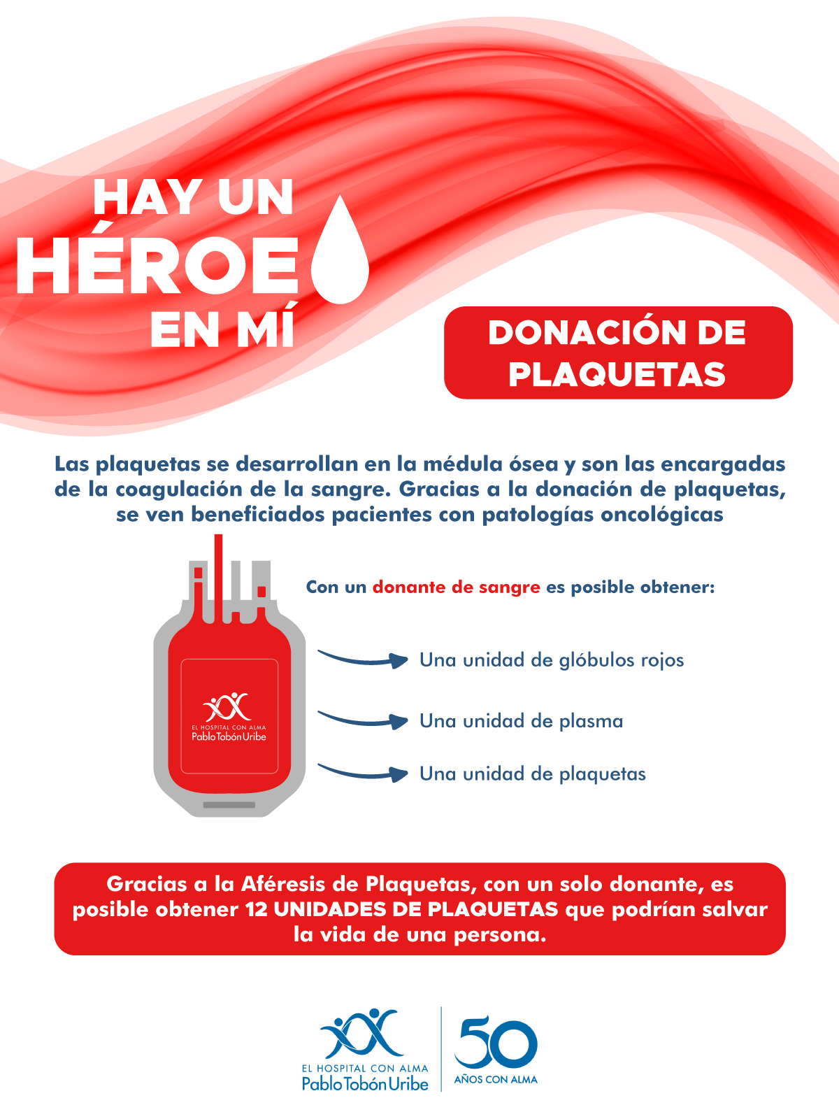 Hospital Pablo Tobón Uribe on Twitter: "La donación de plaquetas en nuestro  Hospital se realiza a través de un procedimiento llamado Aféresis de  Plaquetas. https://t.co/CMvfA8xLQw" / Twitter