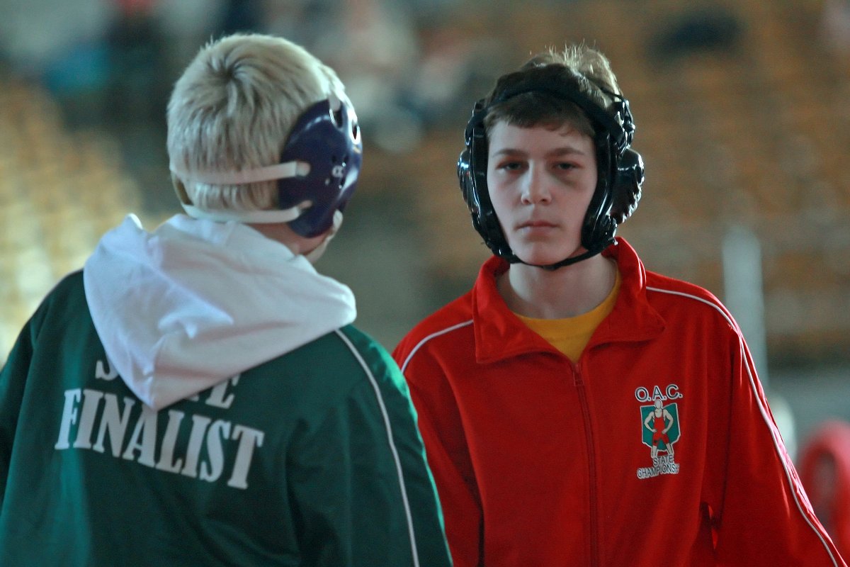 Sammy Gross vs Austin Reese 2009 Junior High State Finals #ohiowrestling #oacwrestling