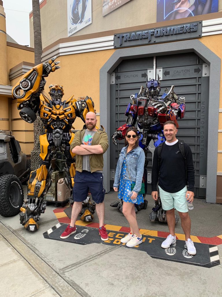 nickturner1980's tweet image. Could three colleagues look anymore awkward together. That time we went on mummy returns ride and didn’t buy the photo @CaptnBeard @Roisinmdoyle #E32019
