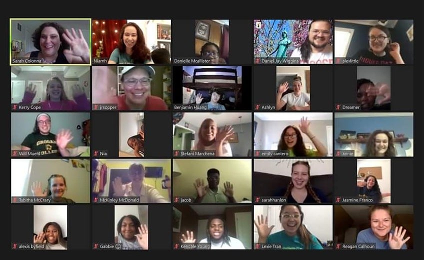 We are rolling with our first ever "Meet Grogan College" zoom meeting!!! So excited to see all of these new and familiar faces!

#grogancollege #uncg24 #uncg #zoom #meetgrogancollege