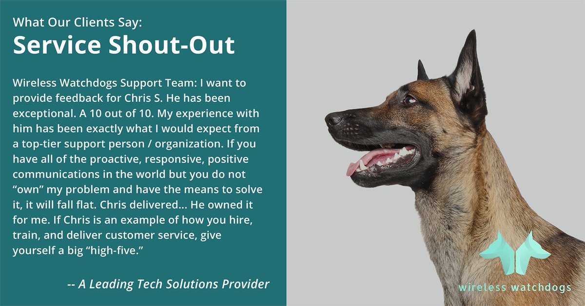 "Top-tier" indeed, from our #ManagedMobility services to all the staff, including Chris S., who support them. Check out what this leading tech solutions and services provider had to say: