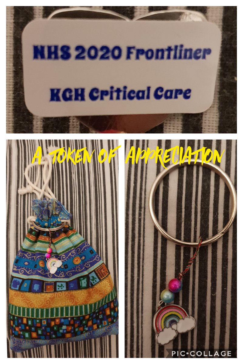 Three months today since we had our first case of COVID -19 patient at KGH Critical Care Unit. We can't thank enough all the staff who've been with us in this battle. Just a simple way of showing our appreciation of their hardwork, simple token for them...