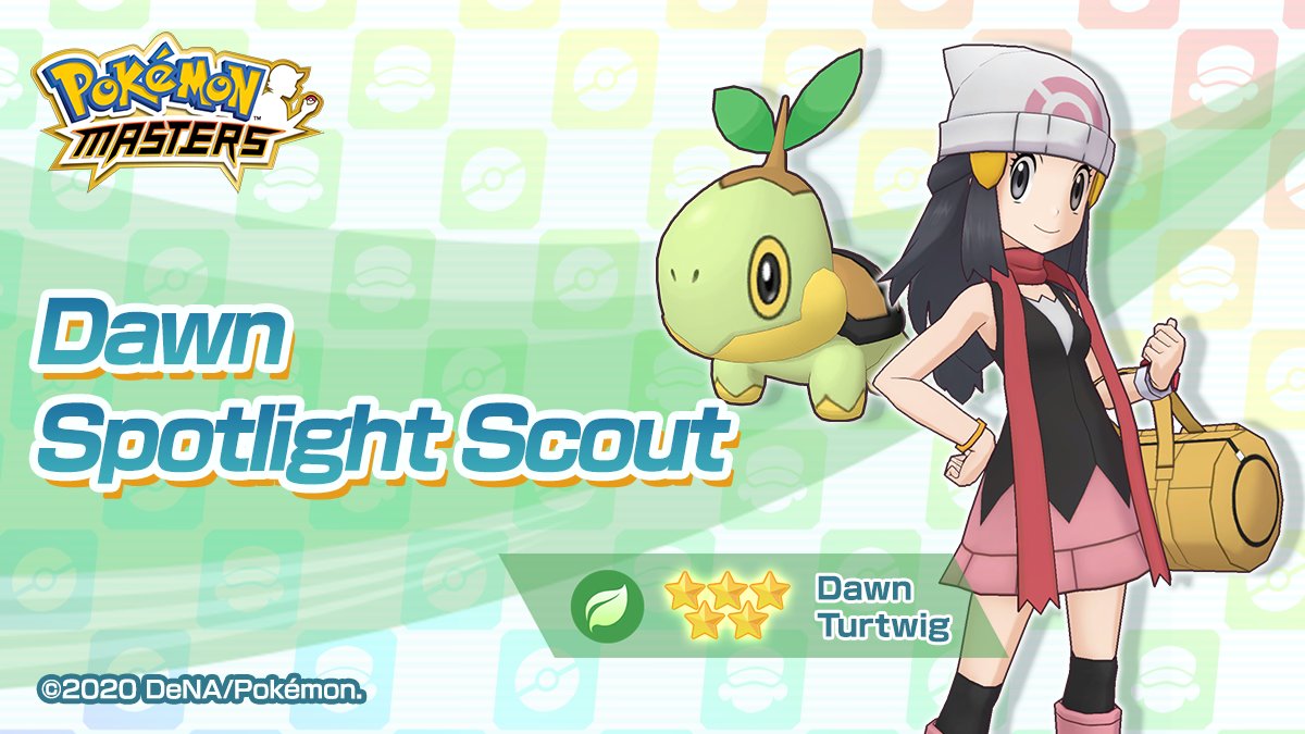 Pokémon Masters EX on X: Have you recruited Dawn & Turtwig during their  sync pair spotlight scout? Share your favorite sync grid strategies and  team comps for this helpful Grass-type sync pair. #