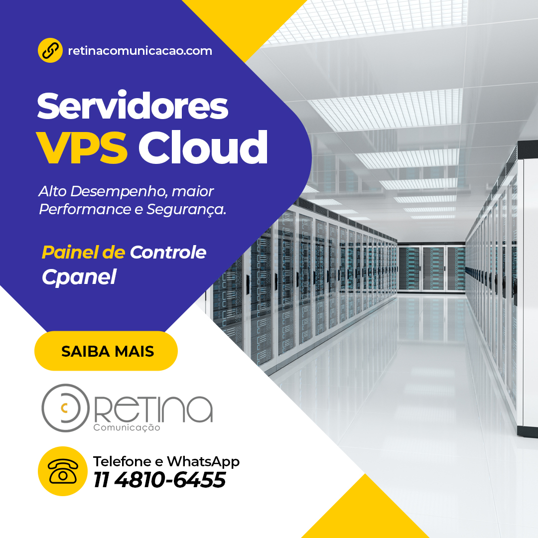 retinaweb's tweet image. Servidor VPS Cloud, Alto Desempenho, Maior Performance e Segurança. #vpscloud #servidorcloud #servidorvps #vps