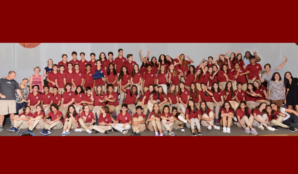 CMSSharks's tweet photo. We wish our 8th graders success and excellence moving on to HS as we share this memory from the beginning of the school year to celebrate their 8th Grade Moving On Ceremony. Congratulations! https://t.co/U3F5riq4ie