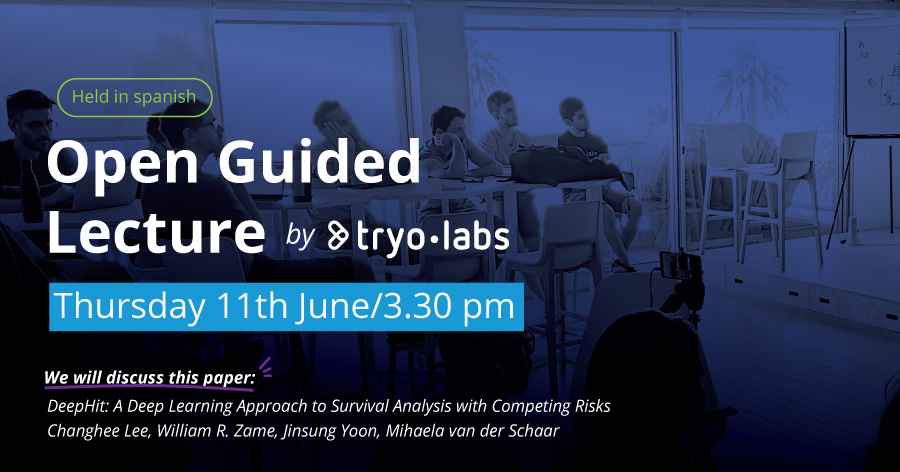 tryolabs's tweet photo. Tomorrow @maiabrenner will lead our #GuidedLecture. In these meetings, we discuss #MachineLearning related papers. 

Join us. ✨ Register and get this meeting paper here: 
https://t.co/7cKqv1Z79d

🚨 Event held in Spanish. https://t.co/aYJ3Jhcjch