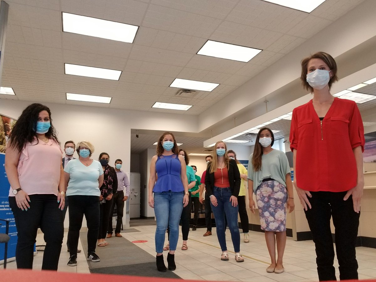 #diversityandinclusionmatters at #bmo Innes and 10th line branch. #PrideMonth2020 🏳️‍🌈