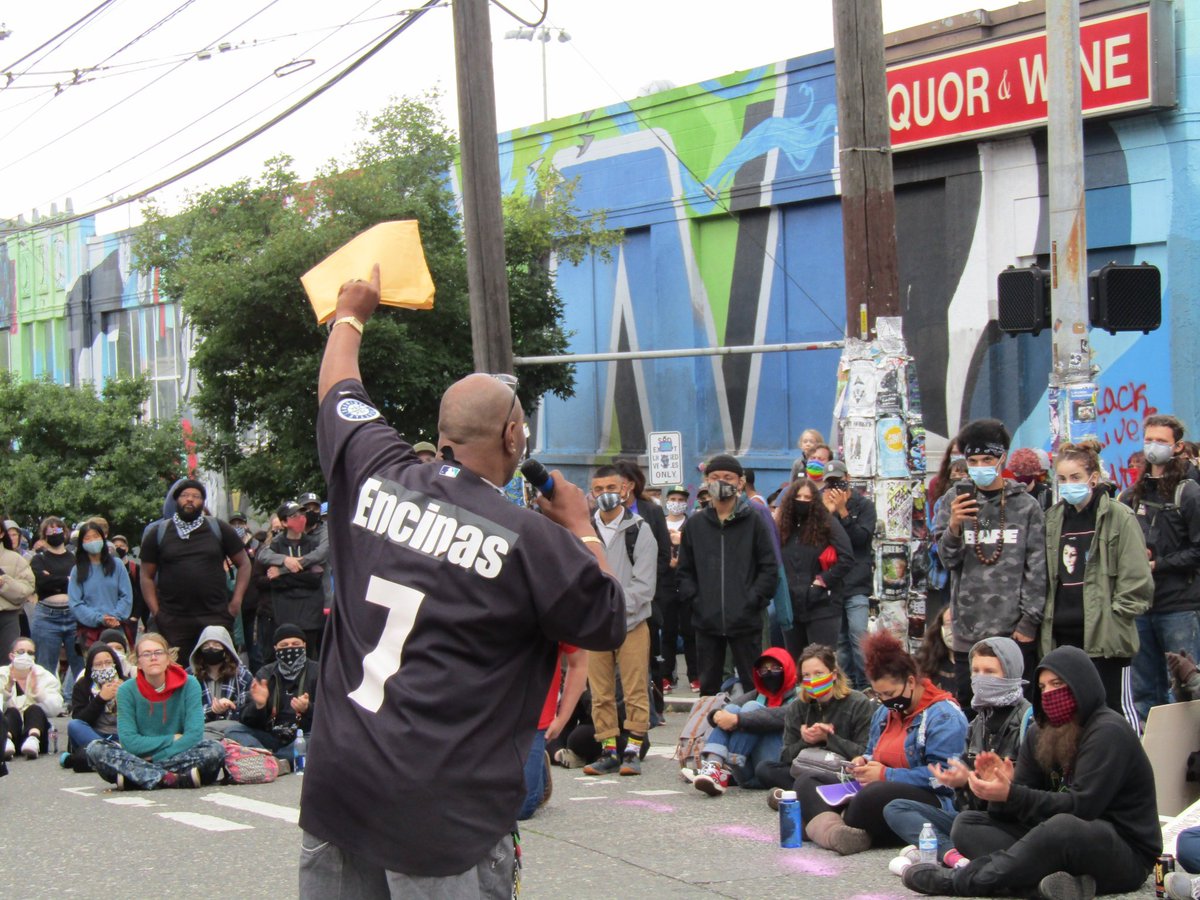 CyrusAParsa1's tweet photo. Seatle Police Kicked Out of Own Police Department by Anti-Fa, declaring own rule. I predicted in 2002 and multiple interviews going past 8 months. The worst globally, is yet to come. For every media who ignored me since Sept. Enjoy the Rest of the show.

 #SeattleAutonomousZone https://t.co/bZ5Hn5Iej9