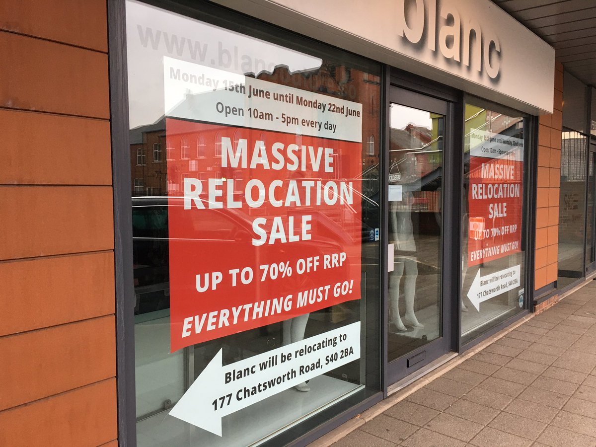JumbleDesign's tweet photo. Posters printed by Jumble up and doing their job for for the MASSIVE Sale at blac on Chatsworth #Chesterfield https://t.co/89appWhmf9