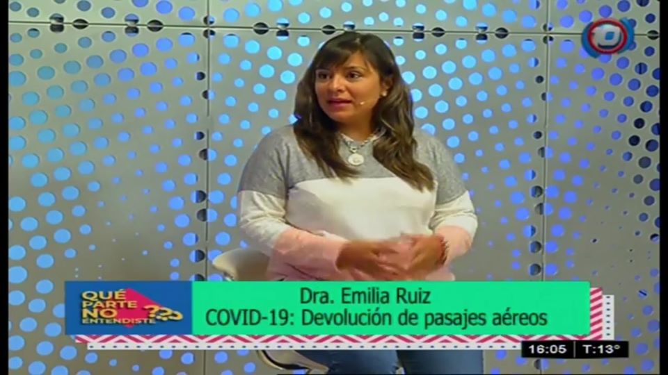 MariaEmiRuiz's tweet photo. Hoy, como todos los miércoles estuve en #QPNE.
Ante VUELOS Y HOTELES CANCELADOS por #COVID19, tenés derecho a la devolución de la totalidad de lo abonado, sin ningún tipo de descuento en concepto de penalidad. #EMERGENCIASANITARIA #COVID19 #PANDEMIA #DERECHOSDELCONSUMIDOR https://t.co/PxeOMkcTiN