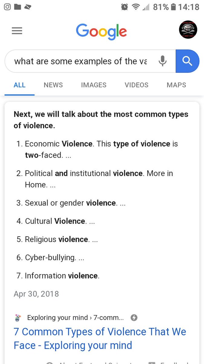 OGC1's tweet image. What are the various types of violence..let's have a look