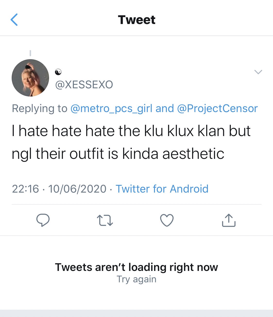 Kelseigh Y All Do Alot Of Talking Then Its Tweets Not Loading