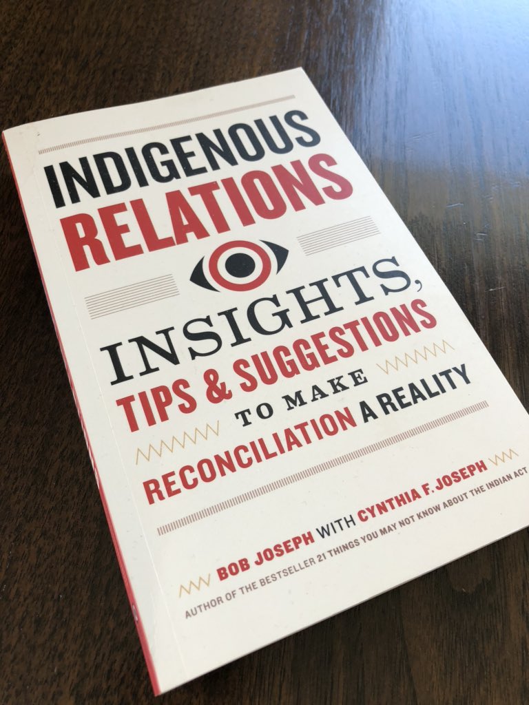 Really appreciated the #reconciliation wisdom in #IndigenousRelations by @wewap  (goodreads.com/book/show/4545…) & sorry I had to miss the #booksandbannock discussion last week @momentumcalgary. Timely read for #IndigenousHistoryMonth & #indigenousawareness