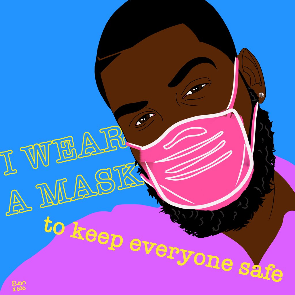 PHLPublicHealth's tweet photo. Remember: 

My mask protects you, and your mask protects me. If both people interacting are wearing masks and maintaining at least 6 feet of distance, you reduce the chances of spreading COVID-19!

Do your part and #MaskUpPHL https://t.co/mctQdhBFSK