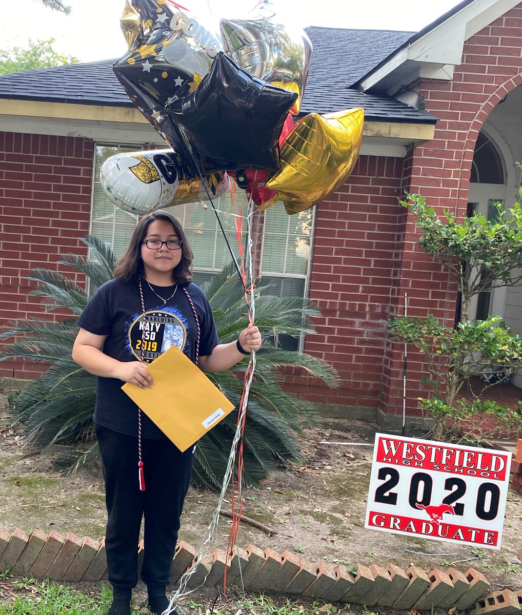 WestfieldCCC's tweet photo. We are proud of you, Nataly, for being one of Spring ISD's seniors who received the Mexican American School Boards Association (MASBA) #masbascholars scholarships! Congratulations and continue to soar in the Fall at Houston Baptist University.🙌♥️ https://t.co/fkqi09Xif3
