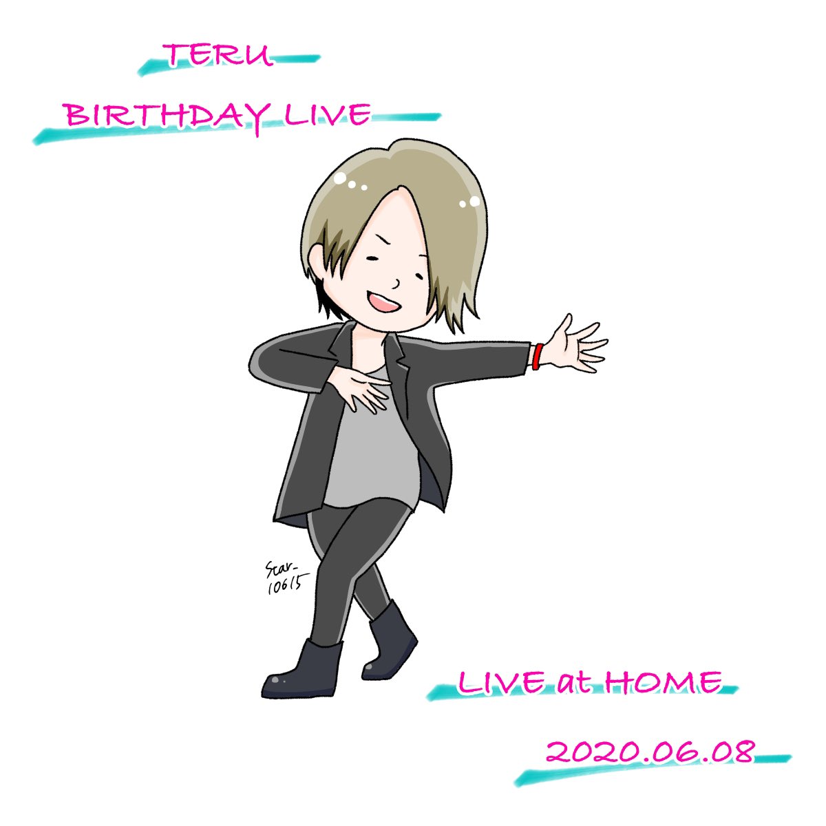 ほし V Twitter 世界一かわいいフレームアウト マイクの位置直しに直後に再フレームイン Glay Teru Teru誕生祭 Liveathome