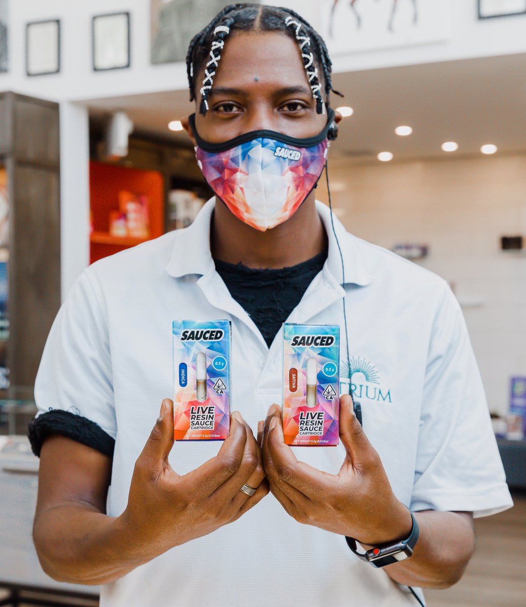 Drip in Sauce this Summer w/ <a href="/sauced/"></a>.supply deal of the month! 🔥 Sativa • Indica • Hybrid premium live resin sauce carts // Available <a href="/atrium_topanga/">Atrium Topanga</a> 
#sauced #vapecartwednesday #lifestyle #cannabiscommunity #liveresin #atriumtopanga