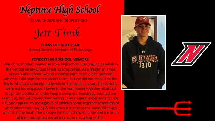 Spotlight on our Seniors.....  #NJGrad2020