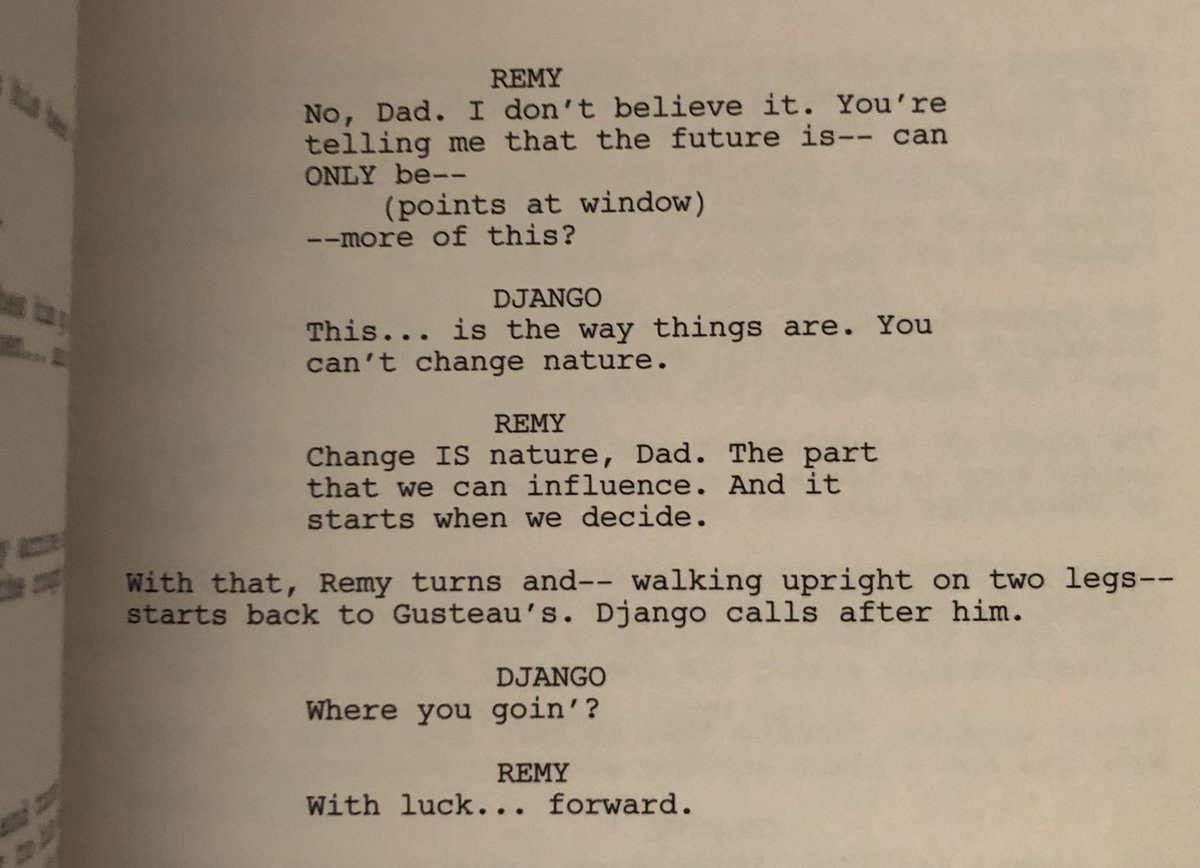 BradBirdA113's tweet image. From “Ratatouille “...