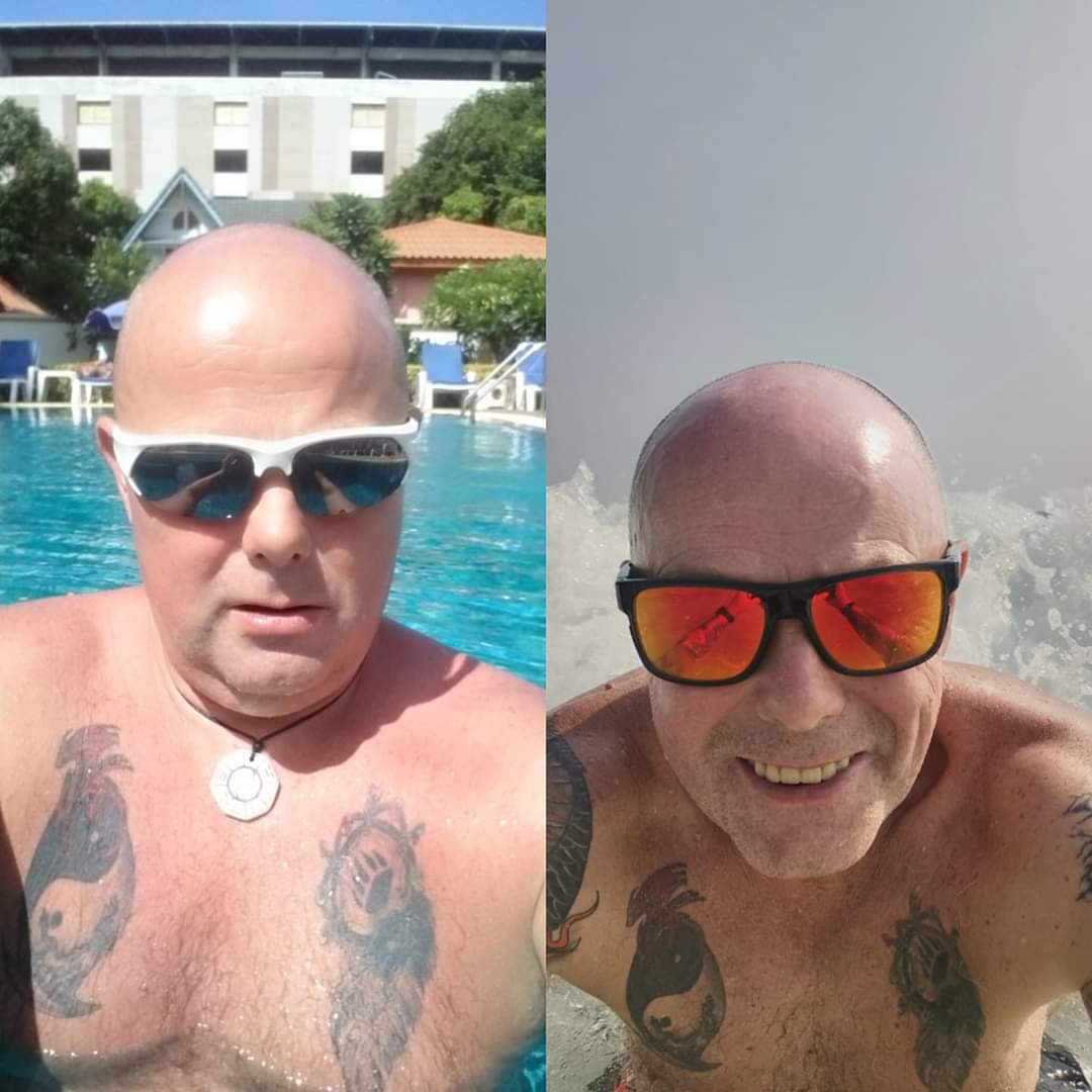 DaveBulpin's tweet photo. 4 years and 4 stone lighter. #weightloss #gymlife #fatnomore #beachlife https://t.co/zz2TOFOpfq