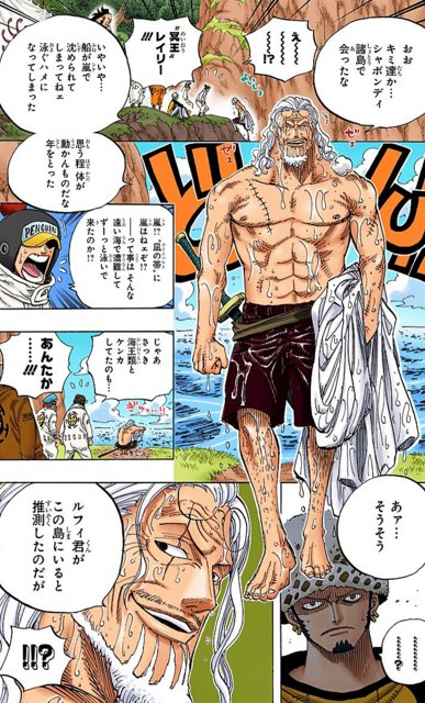 アールオー 夜木沼会 おはようございます 本日の推しは One Piece より シルバーズ レイリー 元ロジャー海賊団副船長で海賊王の右腕 腕利きのコーティング職人で船へのコーティングを請け負っている ルフィをルスカイナへ連れ覇気を教え鍛え上げ