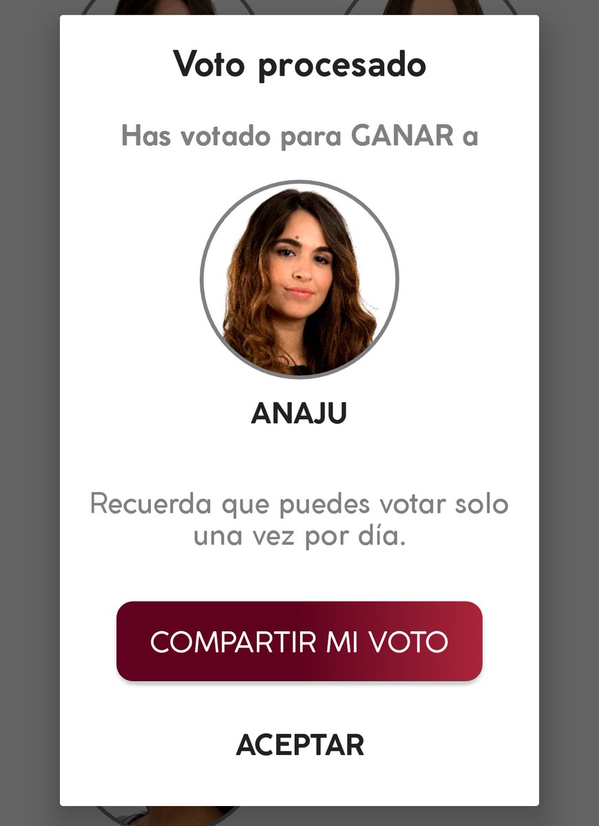 TeamMariconas's tweet photo. Podéis volver a votar a Anaju ya #OTGalaFinal https://t.co/s3sFpNJ8NW