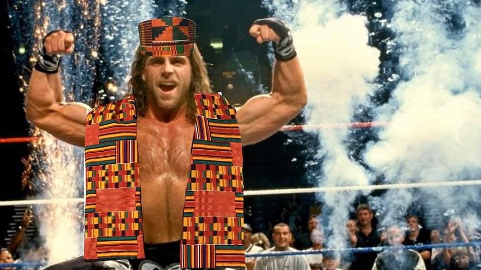 Shawn Michaels came out for us like: https://twitter.com/SuckaFreeTee/statu...