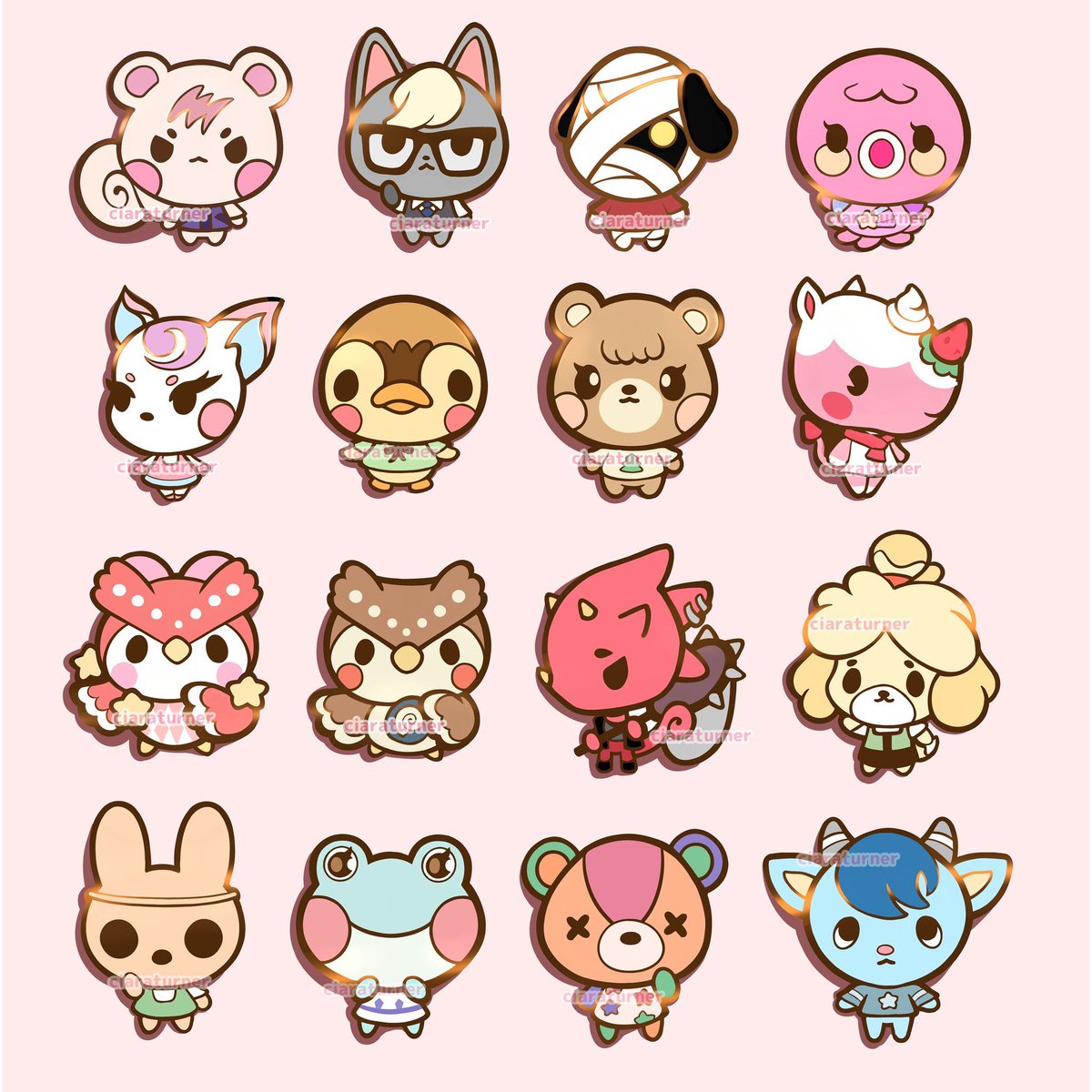 Live!!! ?? AC pin preorders are available, and I have a seconds pin sale going on right now. 100% of the proceeds from my B + C grade pins AND my kirby BLM preorder are being donated to a BLM org of my choice! ??? https://t.co/TgCf3WgwAM