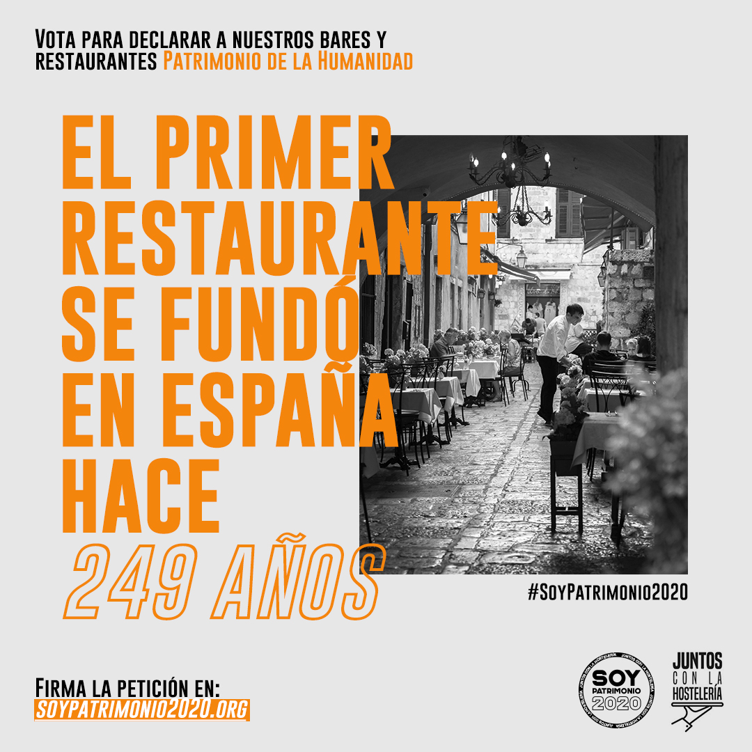 RRestauradores's tweet photo. 👉🏽@CEHEhosteleria, @AECOC_ES y @esFIAB, organizaciones que representan a la cadena de valor de la hostelería, han puesto en marcha a través de la Plataforma #JuntosporlaHostelería la campaña #SoyPatrimonio2020. 
👉🏽@SoyPatrimonio 
#RevistaRestauradores ⤵️
📲https://t.co/NXcGvUPShW https://t.co/yzpJWJfdPU