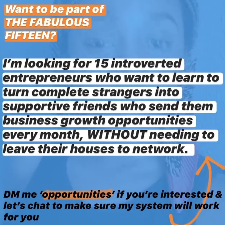 skillstribe's tweet photo. It’s really frustrating to be an entrepreneur who doesn’t know how to initiate conversations and meet people without getting rejected, without stumbling over your words and without being a bother. 

DM me ‘opportunities’ then we can chat to make sure my system will work for you. https://t.co/2Bymdf74jo