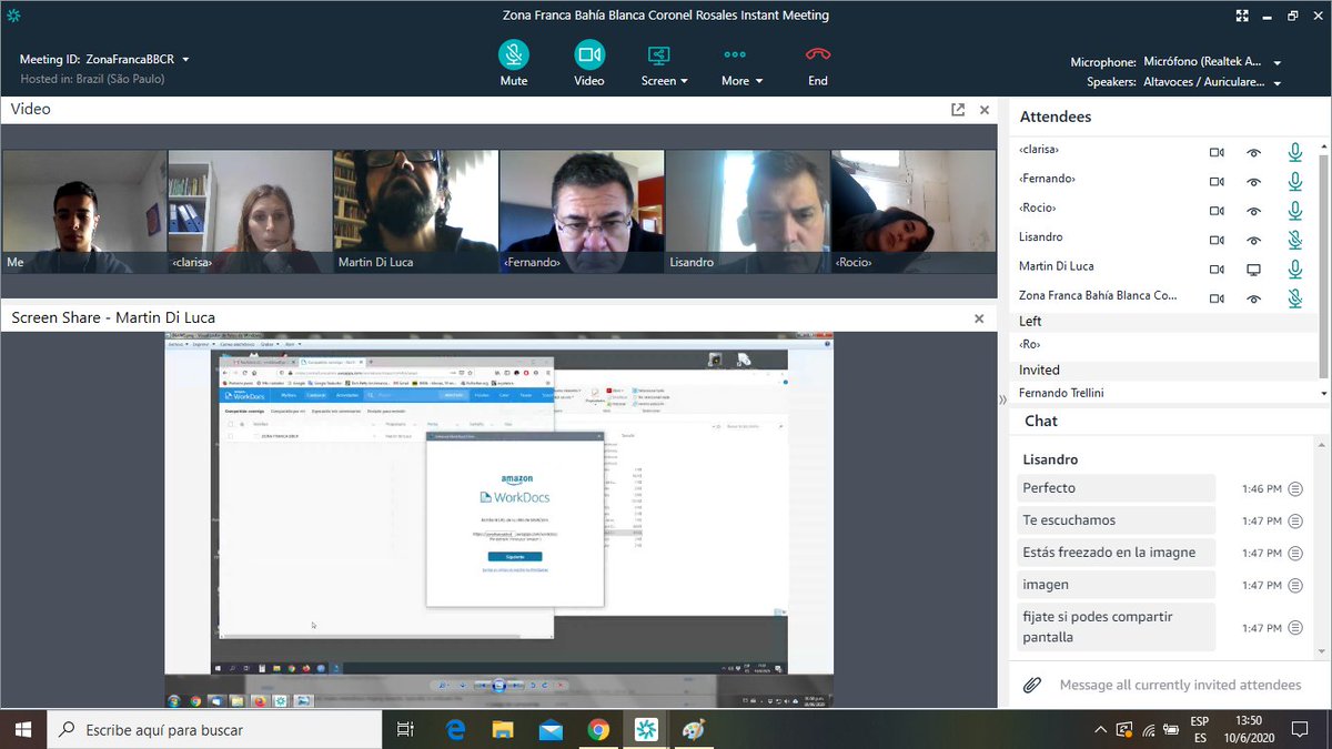 zfbbcr's tweet image. Hoy en @zfbbcr mantuvimos reunión virtual con #AmazonChime para coordinar la migración a la nube de la documentación de @zfbbcr utilizando
#AmazonWorkdocs
@awscloud @AWSLatam @lisandroganuza @ClarisaBottini @guzybellozas @RoBporta @martinrdiluca @fertrellini @fernandezzalejo