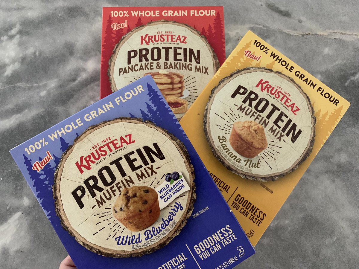 ChristinaAllDay's tweet image. We will be digging into these @Krusteaz goodies tomorrow 😋 #krusteaz