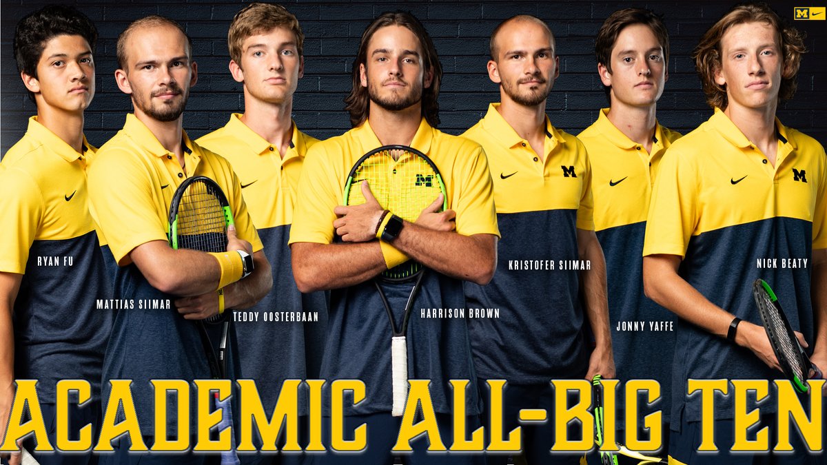 Congratulations to our 7️⃣ Academic All-Big Ten honorees! 📚

Read >> myumi.ch/wl5qw 

#GoBlue〽️
