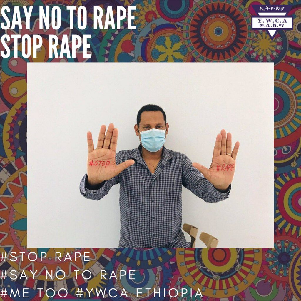 ywca_ethiopia's tweet photo. #SayNoToRapeWeekChallange
#StopRape
#Metoo
#YWCAEthiopia https://t.co/aBjcKEcKBS